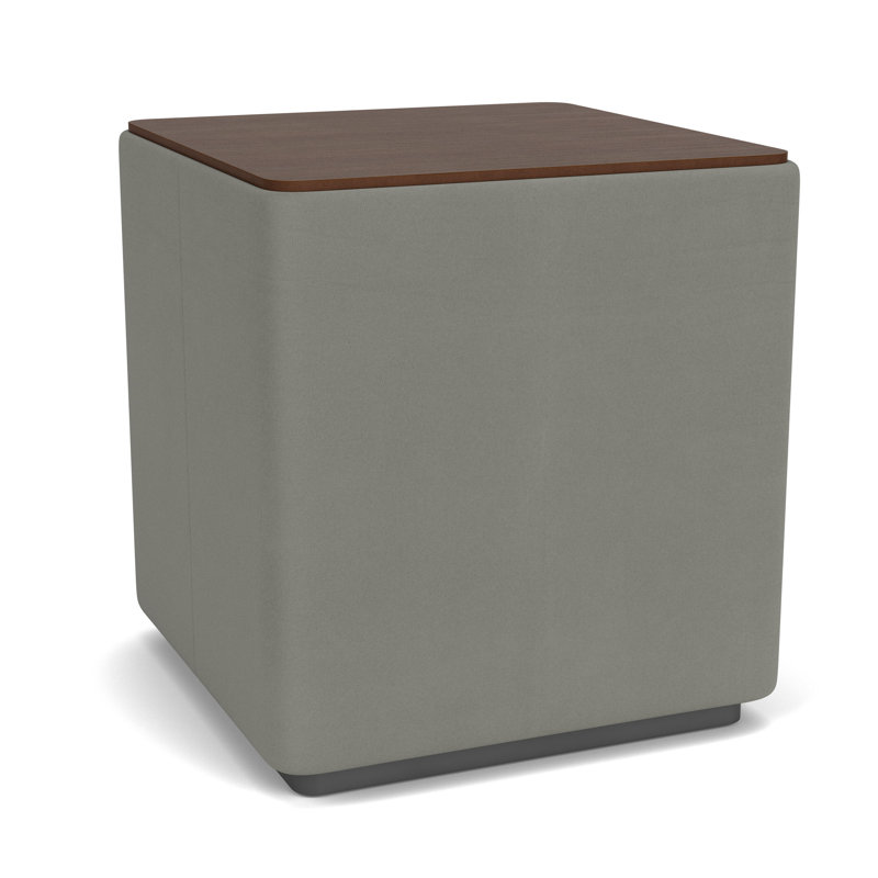 Table de salon avec plateau en stratifié Darsey, Noyer Riftwood, 20", Gris anthracite; colombe Patriot Plus