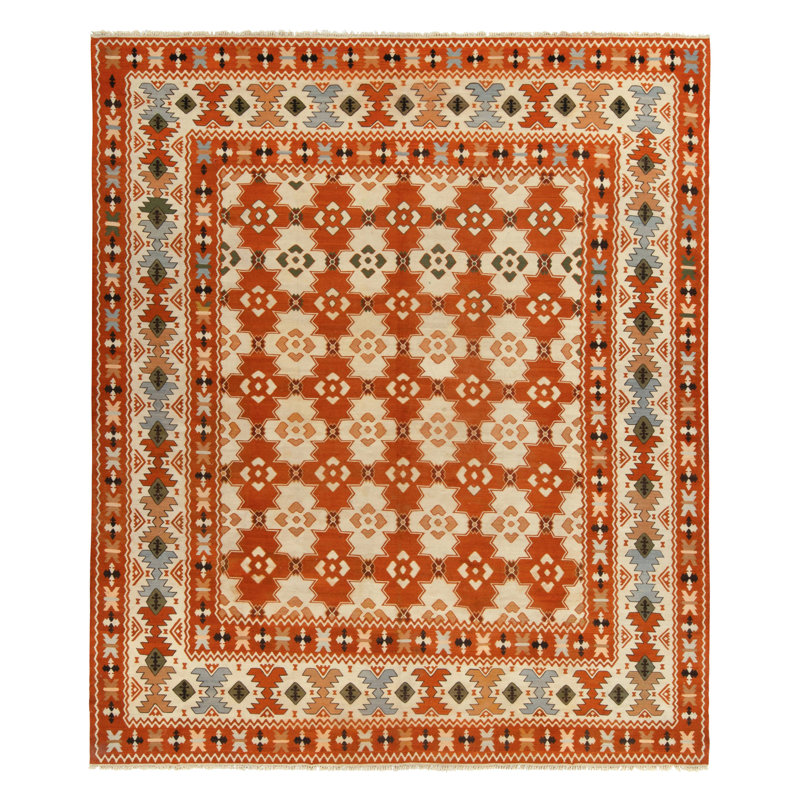 One-of-a-Kind 9’9” X 11’6” Hand Knotted Area Rug