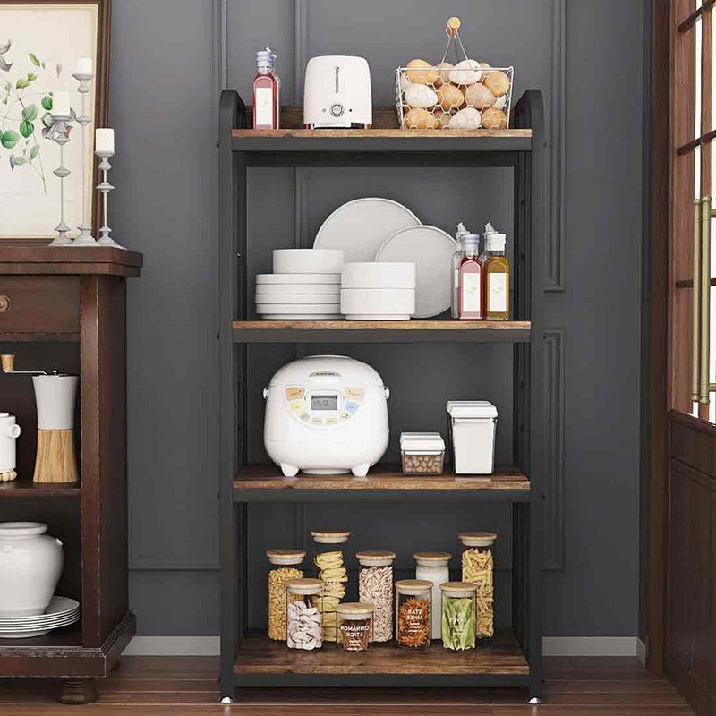 Stunver 4Tier Kitchen Baker's Rack, Free Standing Microwave Oven Stand
