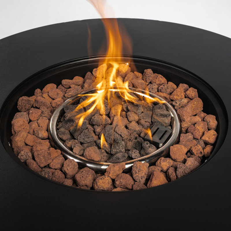30inch Propane Fire Table With Top, 40000btu, Steel Body Outdoor 40000btu Pit For Garden, 30inch, Flame Adjustable