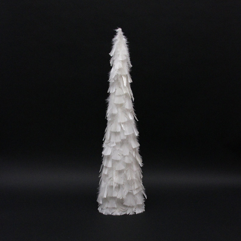 Arbre de Noël blanc, 24" H x 6" L x 6" D