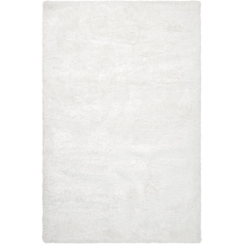 SAMPLE-Francetta Handmade Shag White Area Rug