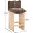 Shaw Cassady Chenille Fabric Upholstered Counter Stool-1627265045-1627265040