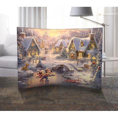 Disney " Disney - Mickey and Minnie Sweetheart Holiday " Acrylic Print