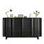 Buffet d'entrée en bois massif 62,99 po
