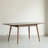 Walnut Colour Solid Round Corner Diagonal Leg Telescopic Table 1.2-1.6M, For 6-8 People To Meet Dining Table Wood (Walnut Colour)