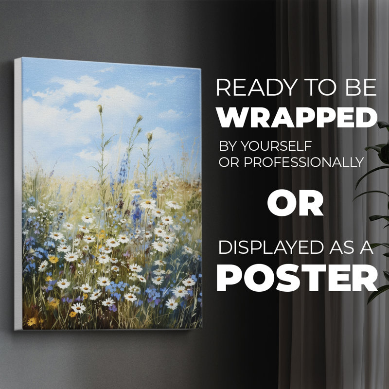 FLORAL Series XVII - Impression sur toile seulement - NON-CADRE