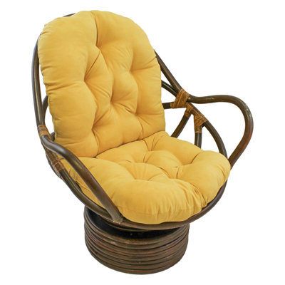 Calym Upholstered Swivel Armchair