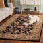 Tapis noir / beige en laine touffeté à la main Cranmore-19260528