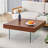 Square Coffee Table With Glass Legs