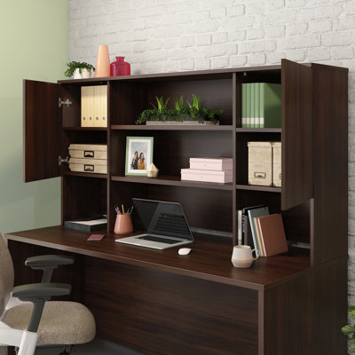 Hutch, Brown finish