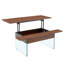 Table basse multifonctionnelle à plateau relevable - Autocollant grain-2016045715