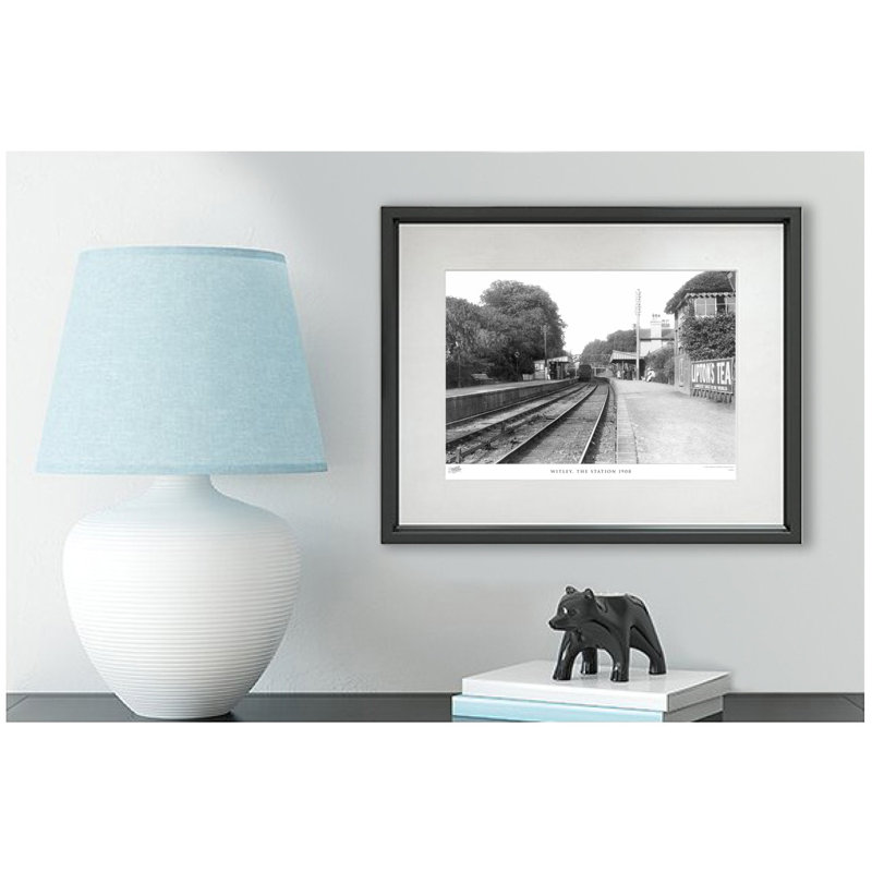 Witley, The Station 1908 by Francis Frith - Single Picture Frame Print, 45cm H x 60cm W x 2.3cm D