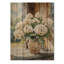 Farmand Hydrangeas Pot In The Summer Breeze - Hydrangea Wood Print - On Natural Pine Wood-1920458292