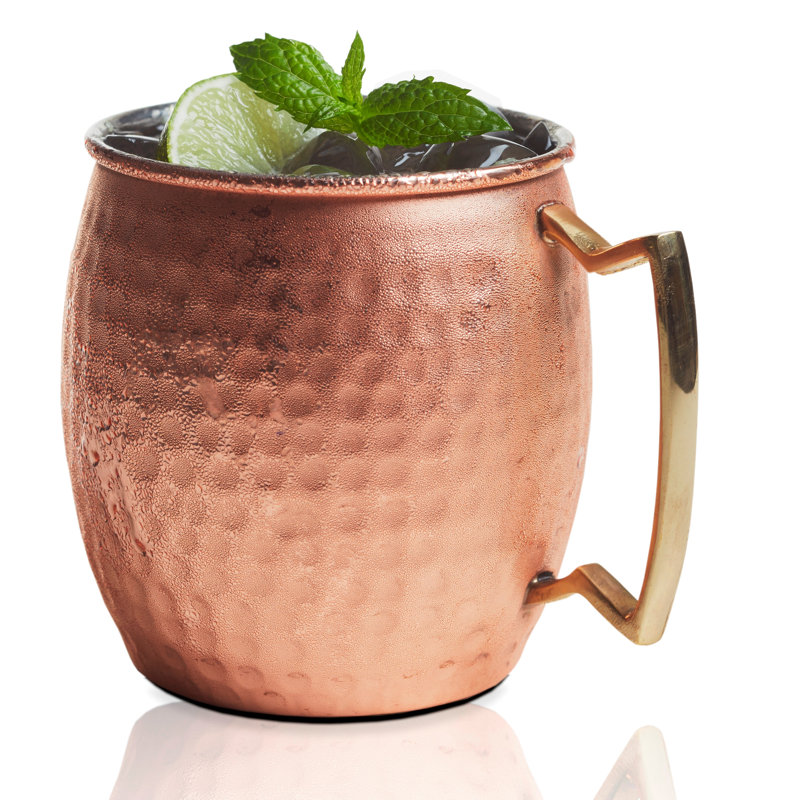 20oz. Stainless Steel Moscow Mule Mug Set