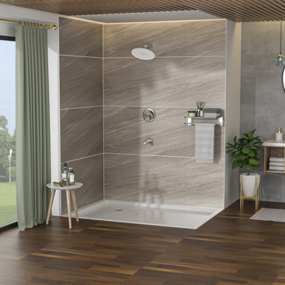 Pomme de douche carrée 10 po