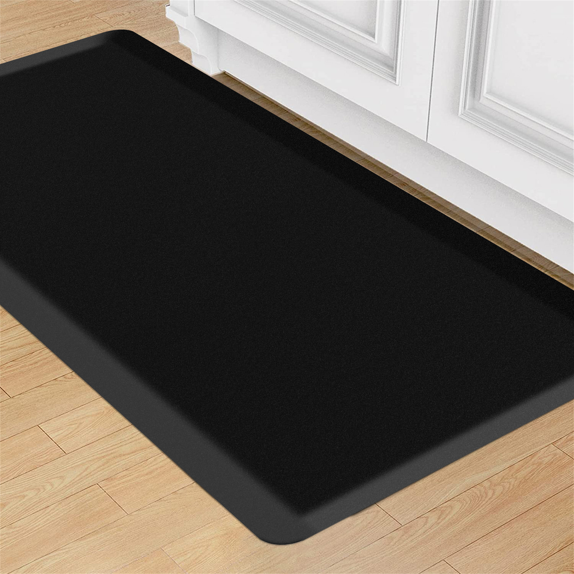  Mattitude Kitchen Mat [2 PCS] Cushioned Anti-Fatigue Non Slip  Rug Waterproof Kitchen Rug Ergonomic Comfort Standing Mat , House, Floor,  Sink, Office (Black): Home & Kitchen