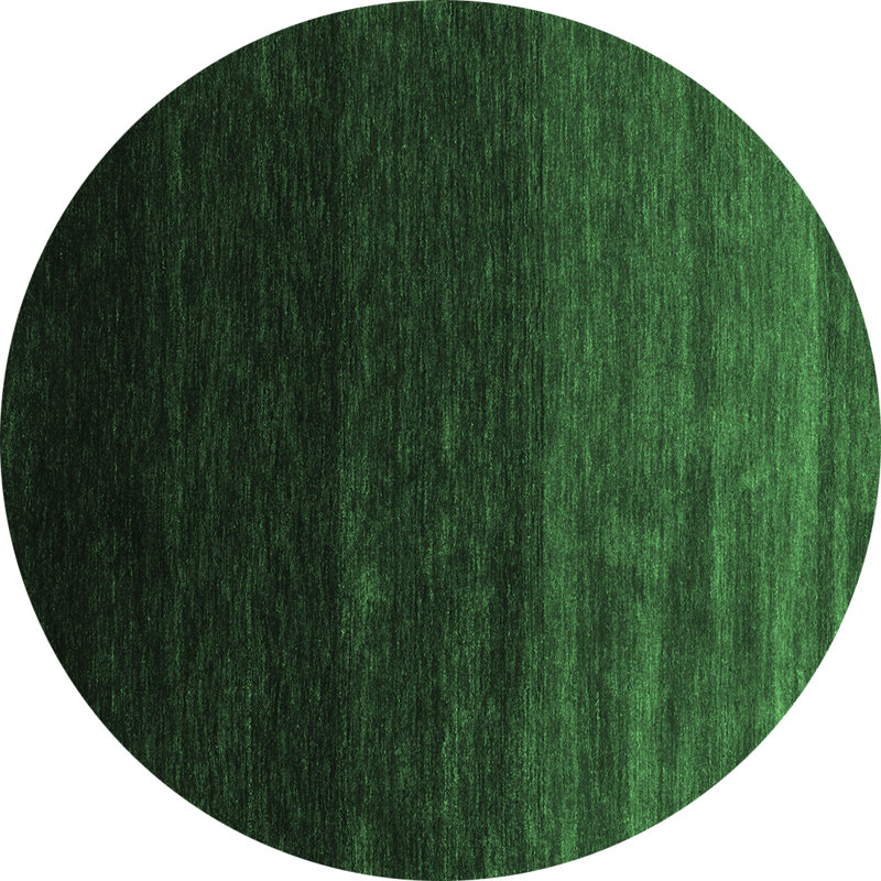 Washable Abstract Indoor Rug, Round 7'