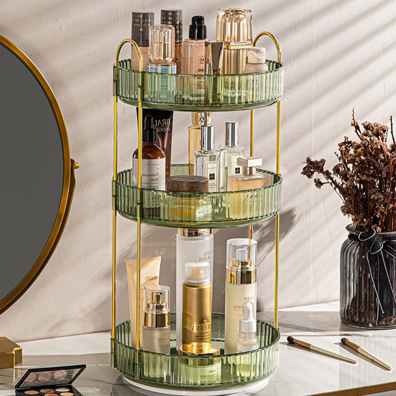 Rangement pour salle de bain 3 niveaux, Vert