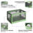 Extra Large Collapsible Storage Box Bin, 5 Side Clear Open Access Stackable w/ Lid-1805913306