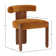 Gwyneth Rubberwood Upholstered Dining Chair, Cream