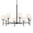 8 - Light Steel Dimmable Chandelier-1033276111