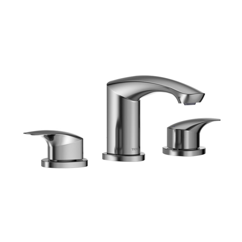 Robinet de lavabo de salle de bain à deux poignées TOTO® GM 1,2 GPM, chrome poli, Chrome poli