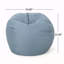 Fauteuil à billes 3 pieds, bleu sarcelle