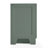 Freitas 36'' Solid Wood Single Bathroom Vanity in Vintage Green, Right Offset Base Cabinet without Top-131260219