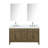 Laurel 60 in W x 22 in D Double Bath Vanity Mirrors with Faucet Set-113385685-82319139