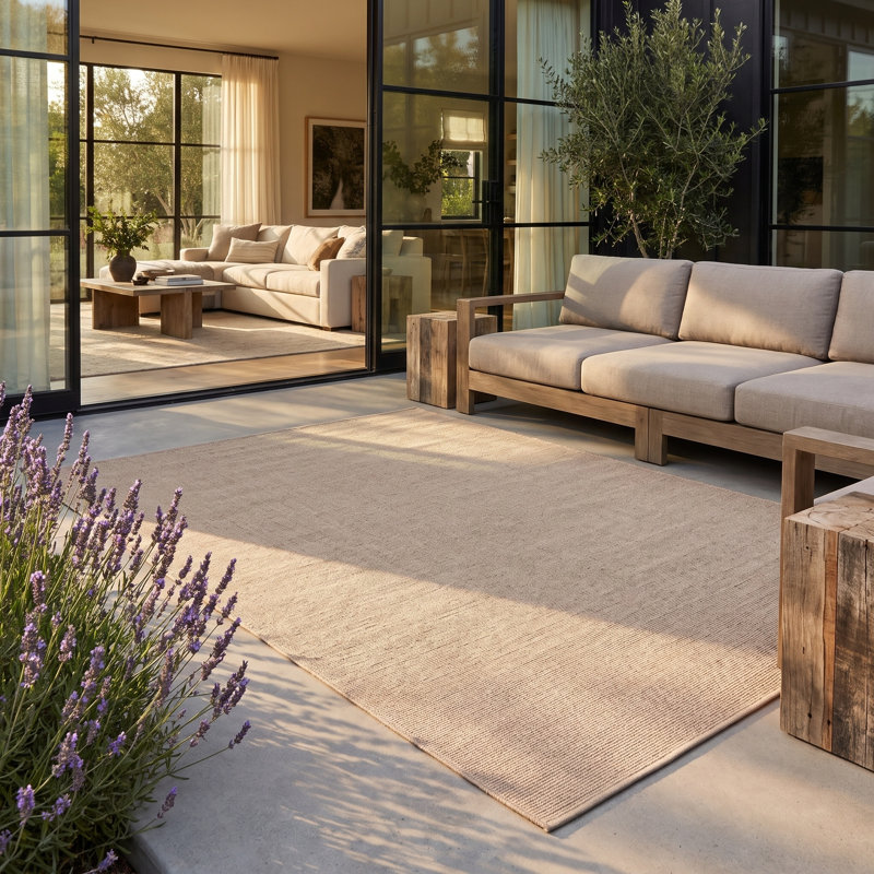 Jaipur Living Texel Indoor/Outdoor Solid Brown Area Rug (6'X9'), Runner 3' x 8'
