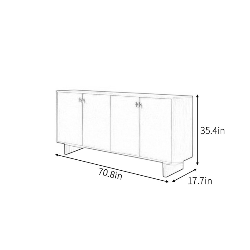Simple retro style sideboard