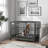 Dog Crate Dog Playpen with Lockable Wheels