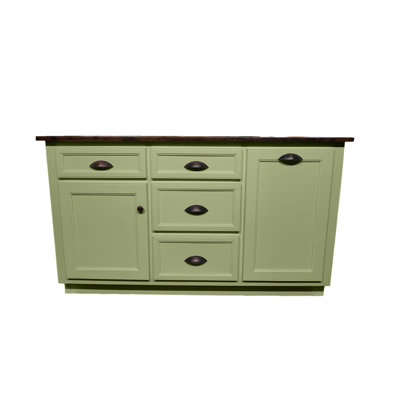 Zantos Solid Wood Kitchen Island