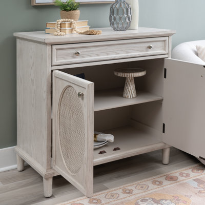 Hamden Light Grey Two Door One Drawer Cabinet