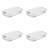 Sterilite Plastic Clear Stackable Latching Storage Box Container