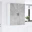 Vidaxl Kitchen Wall Cabinet High Gloss White 60 X 31 X 100 Cm-121218028-121218032