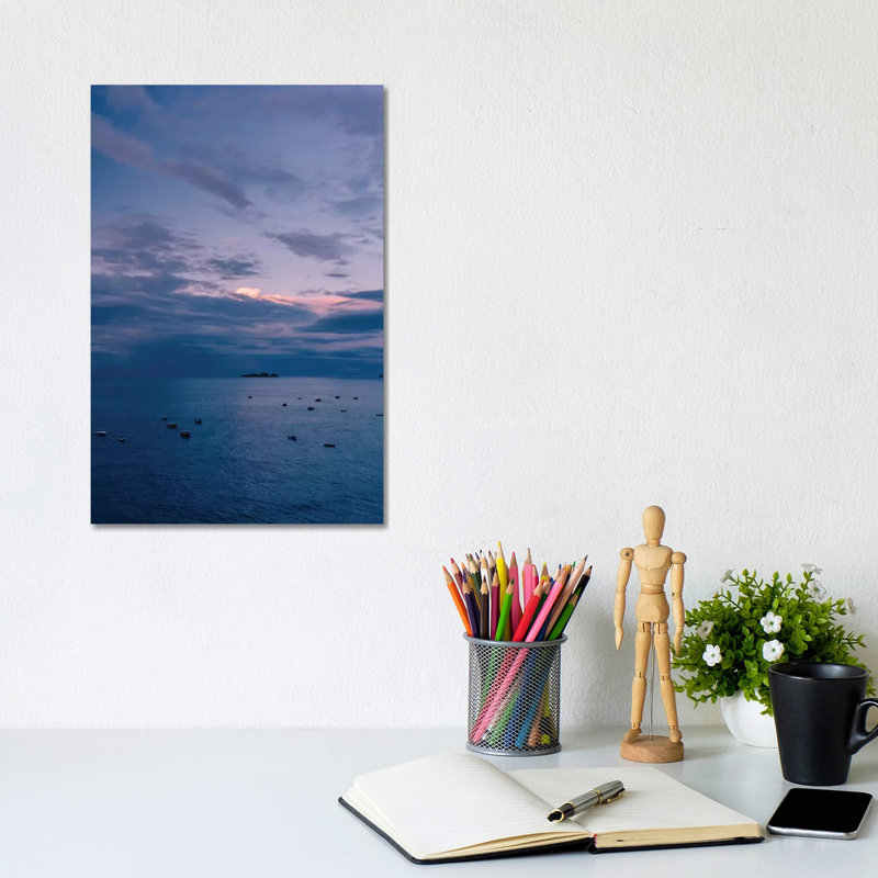 Positano Sunrise VIII by Bethany Young - Print on Canvas, Wrapped Canvas, 30.48cm H x 20.32cm W x 1.91cm D