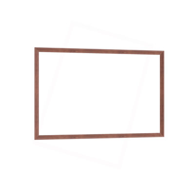 48"X32" Oversized Modern Rectangle Bathroom Mirror With Walnut Frame Decorative Large Wall Mirrors For Bathroom Living Room Bedroom Vertical Or Horizontal Wall Mounted Mirror With Aluminum Frame