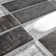 Recycle 1" x 4" Mixed Material Tile in Grey