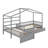 House-Shaped Twin Size Platform Bed With Three Built-In Storage Drawers-2132820439