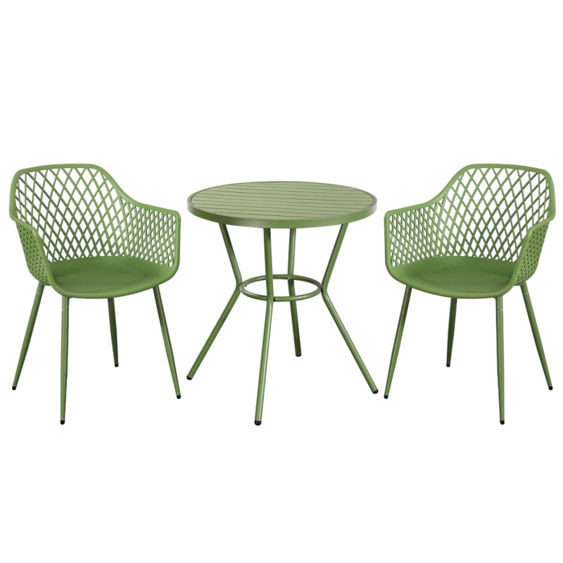 Rimini Patio Dining Set with, Green