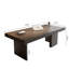 Bureau de direction moderne de style italien en chêne fumé-252298113