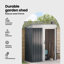 Vidaxl Garden Sheds Metal Outdoor Structure Tool Storage Terrace Patio Home-125281549