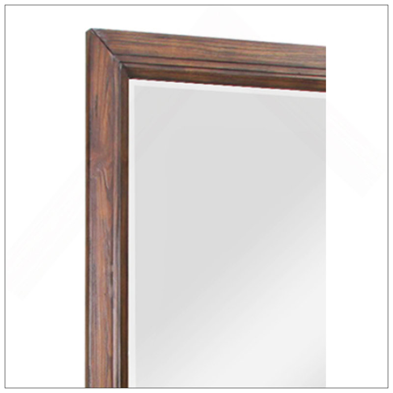 Miroir de paysage avec finition rustique Buckeye, aucun assemblage requis, parfait pour les intérieurs modernes et rustiques