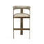 Darcy Upholstered Stool with Metal Frame-30818065-30818066-48357523