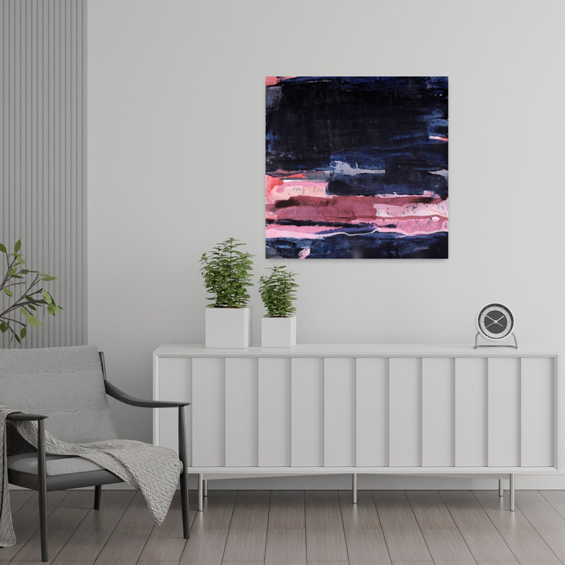 Art contemporain, art contemporain abstrait, H 24 po x l 24 po