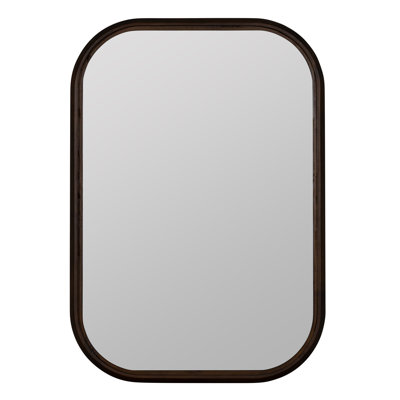 Rectangle Solid Wood Wall Mirror