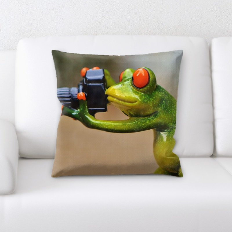 Microsuede Throw Pillow