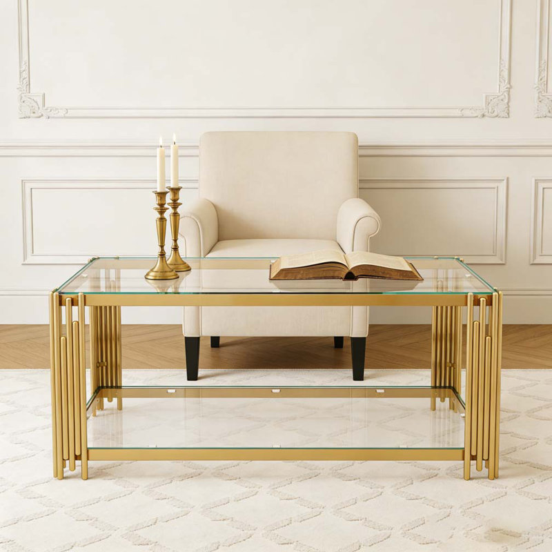 Table basse moderne Modern, Transparent